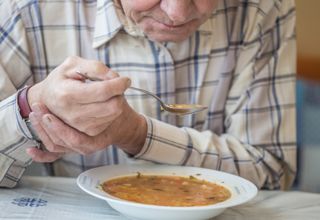 parkinsons swallowing disorders soup